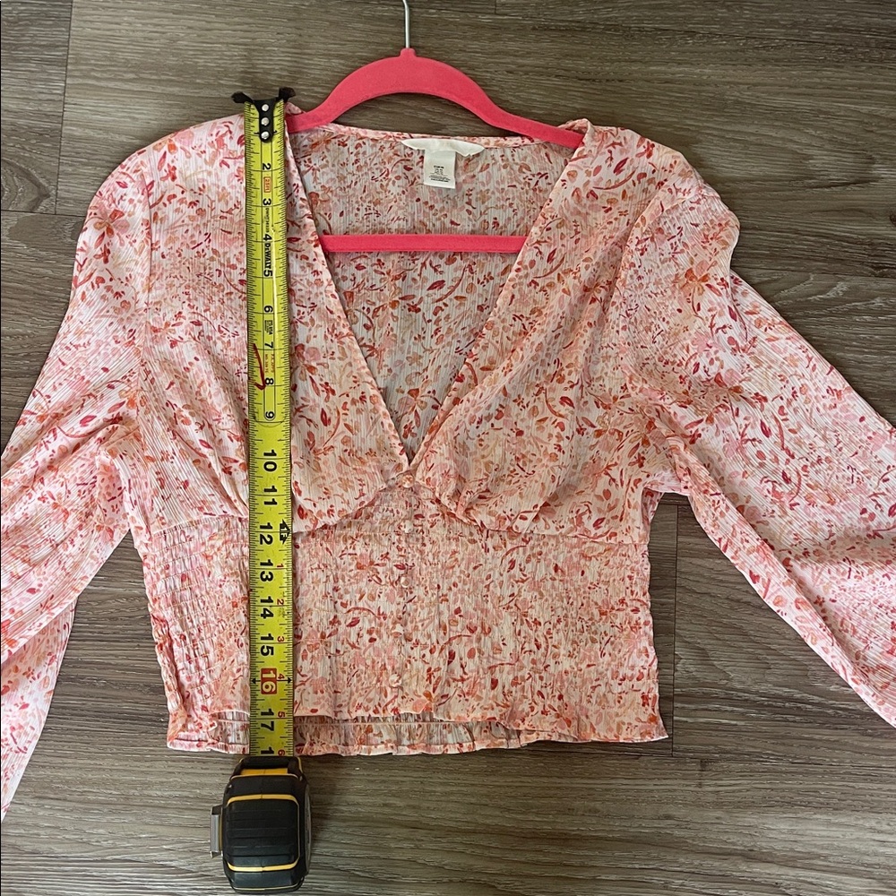 H&M Pink Floral Blouse - Picture 4 of 8